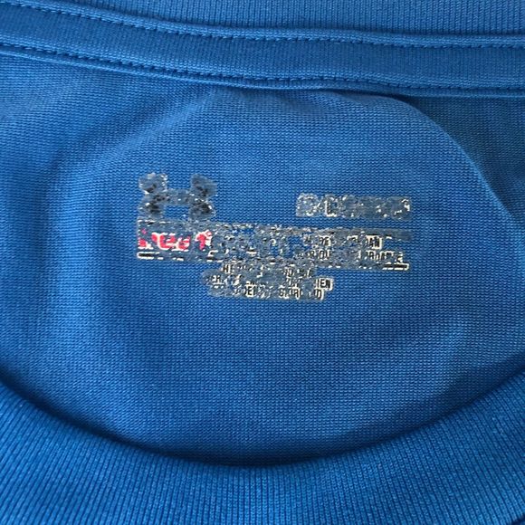 UNDER ARMOUR The Tech Tee Mens Large Royal Blue Short Sleeve T-Shirt - Picture 4 of 9